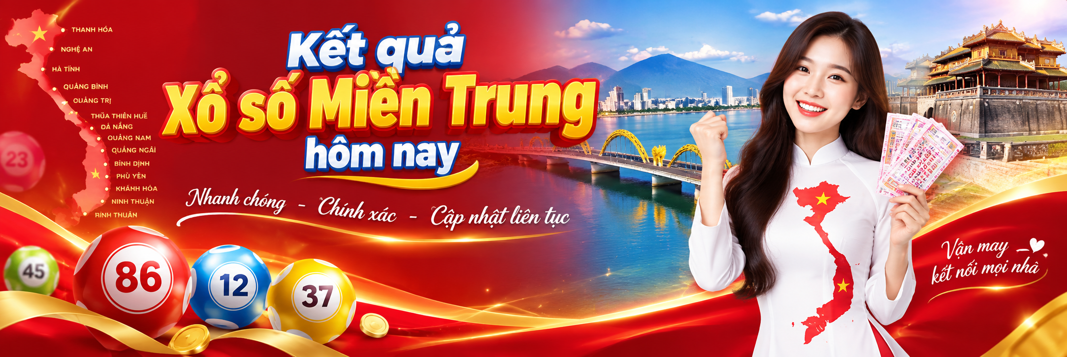 Kết quả xổ số Miền Trung hôm nay